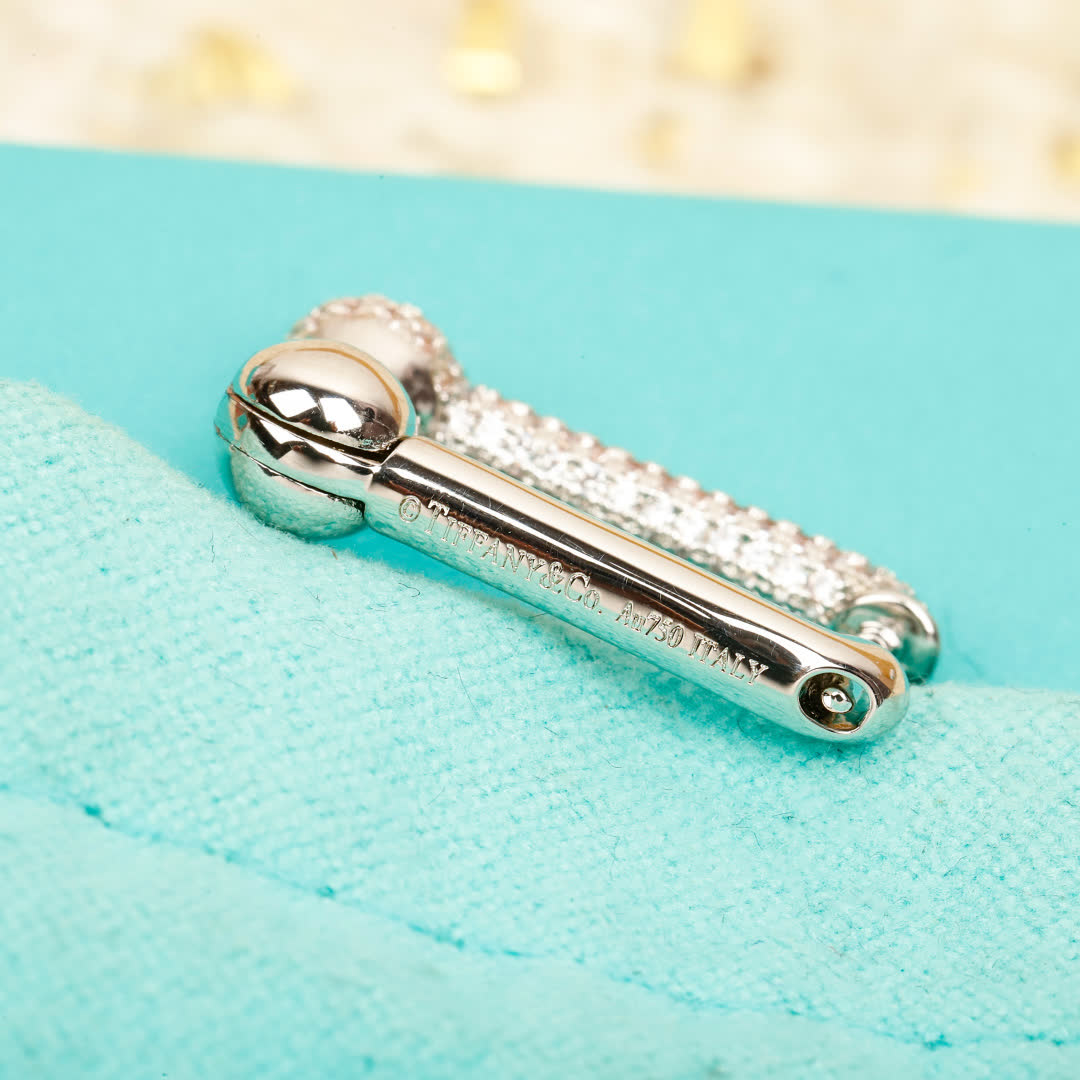 Tiffany & Co. Elsa Peretti® 18K Gold Diamond Earrings